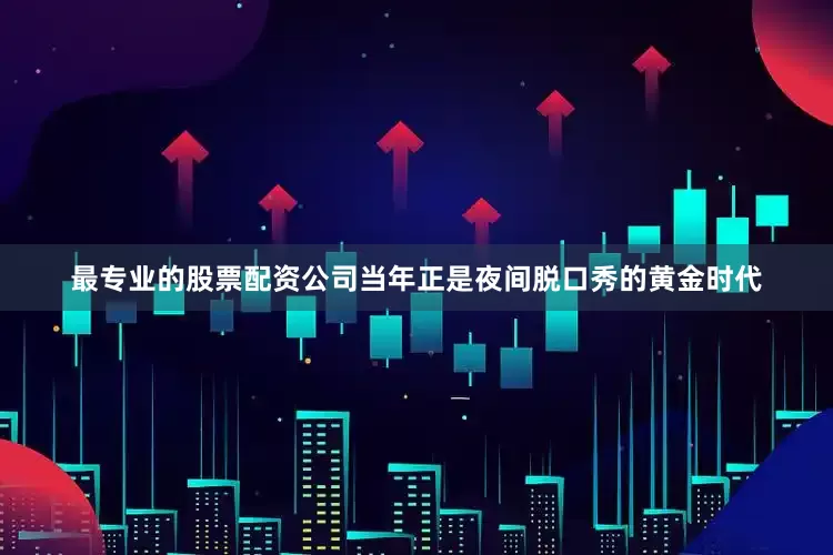 最专业的股票配资公司当年正是夜间脱口秀的黄金时代